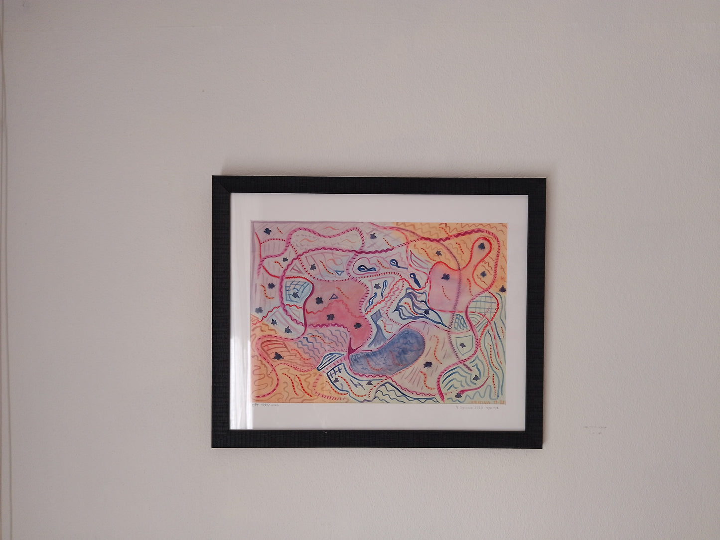 Aquarell - Originalwerk - "Repainted" 1997/2023