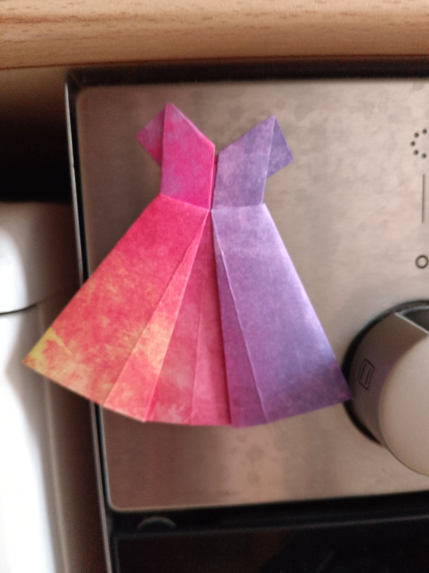 Origami - Handarbeit - Grußkarte - Klappkarte - Magnetkarte - Kunstkarte - Schneeflocken