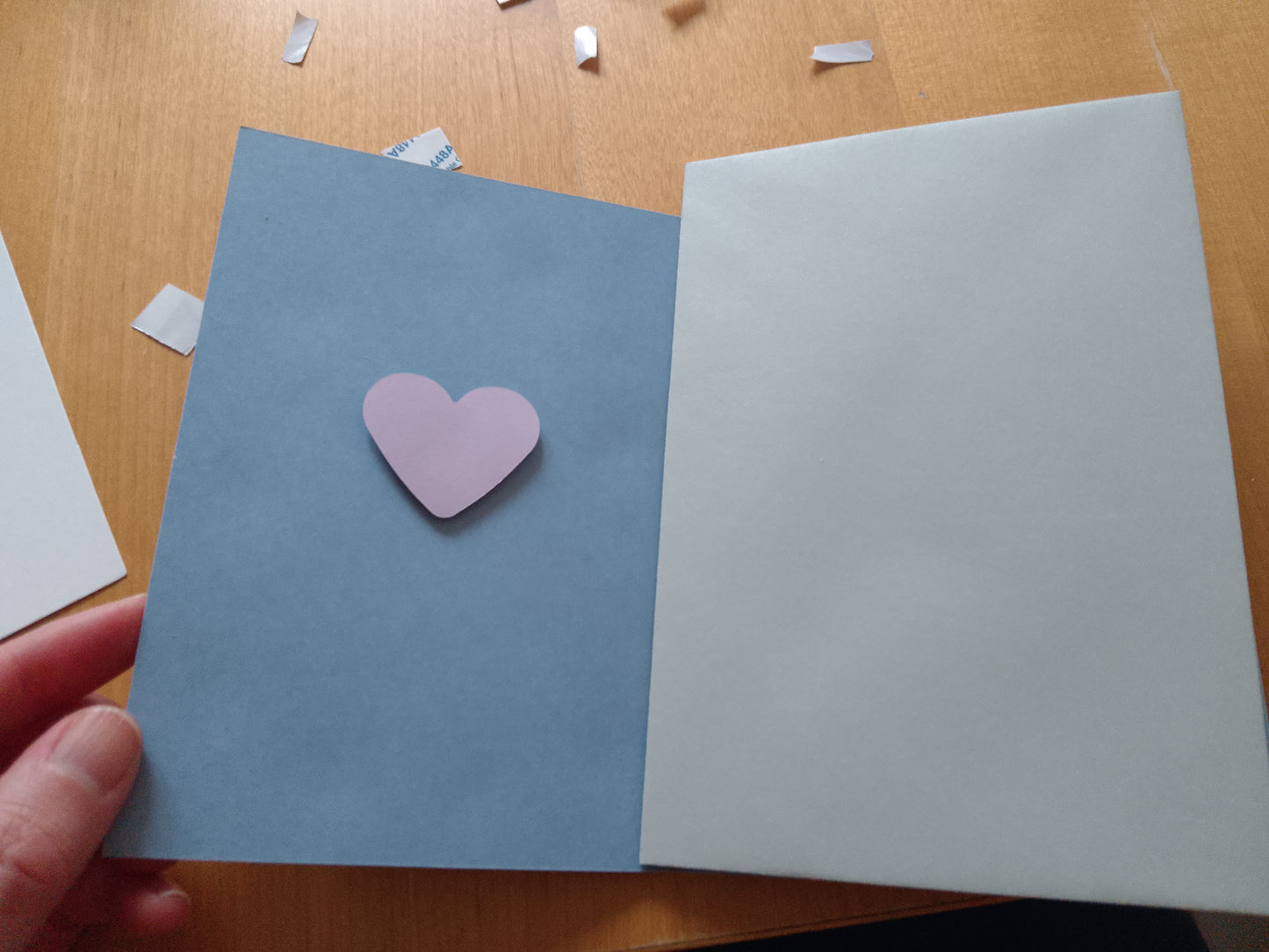 Origami - Klappkarte - Handarbeit aus Wien - mit Briefumschlag - Magnetkarte