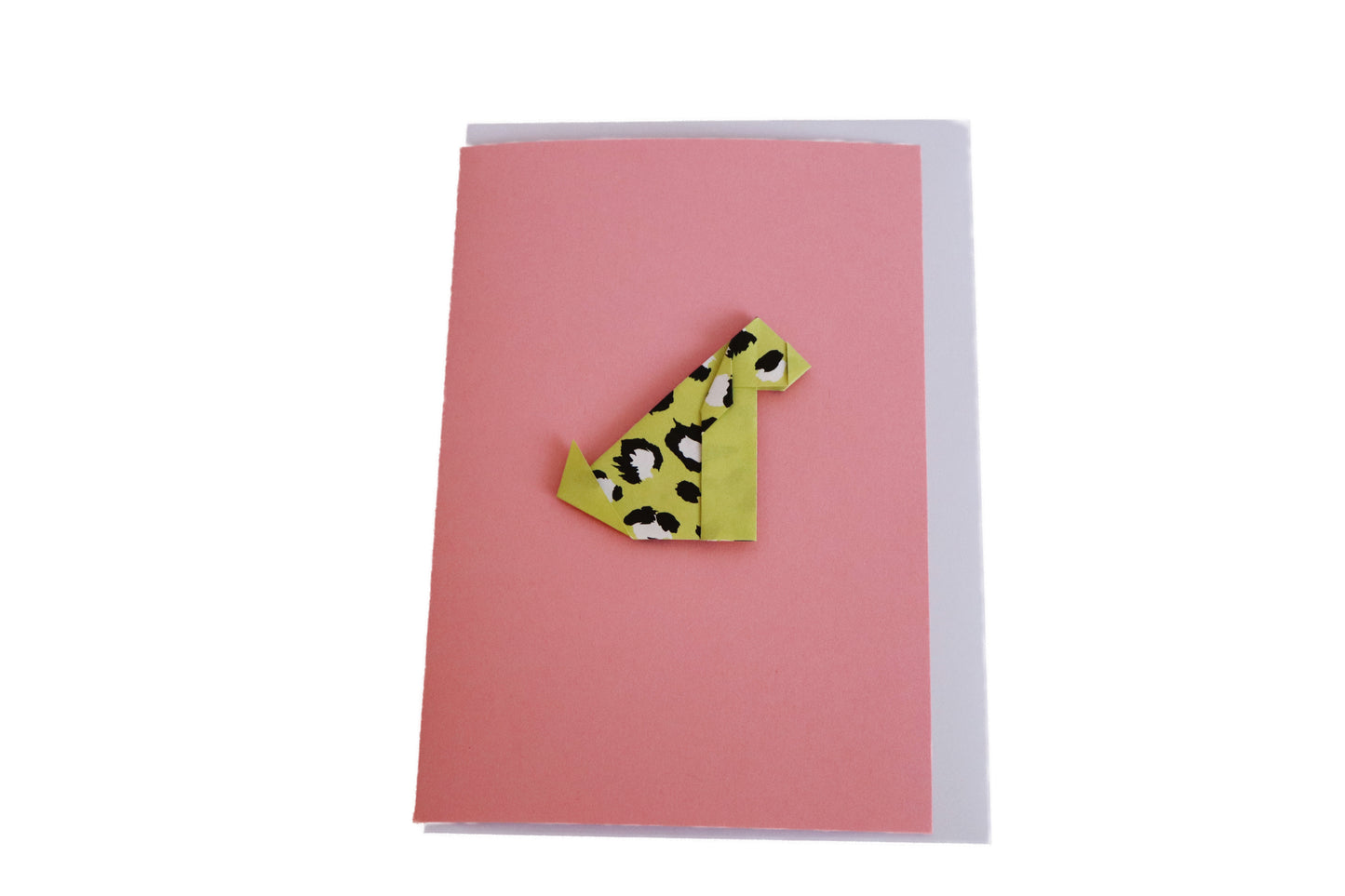 Origami - Hund - Magnetkarte - Grußkarte