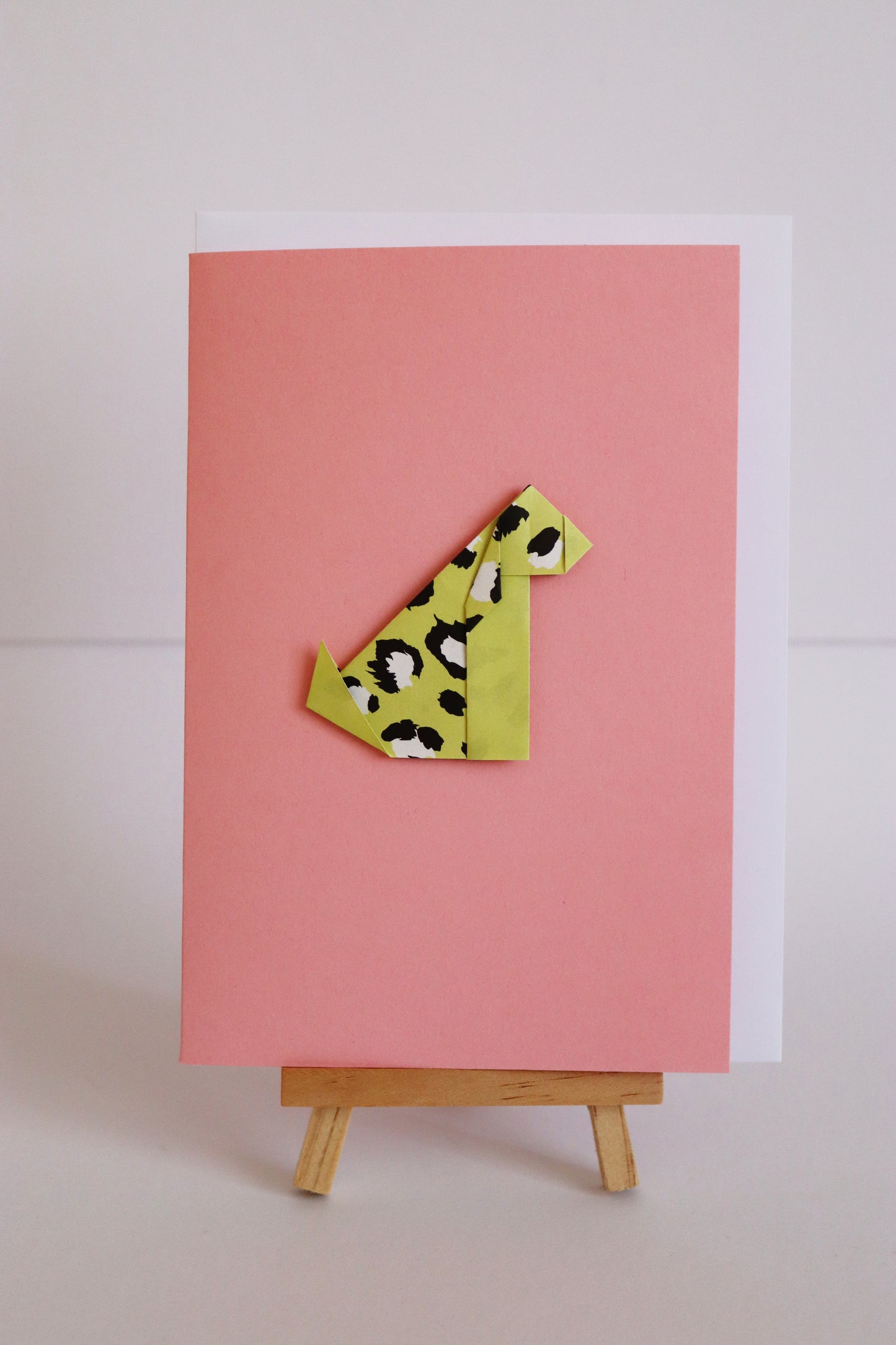 Origami - Hund - Magnetkarte - Grußkarte