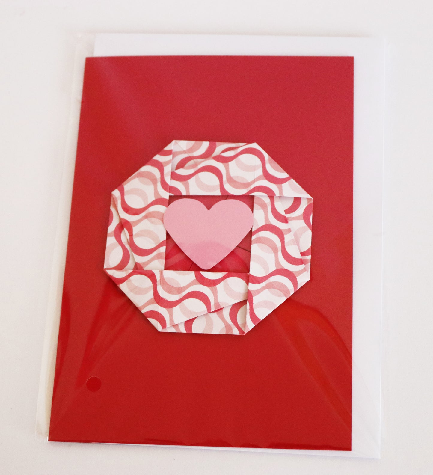 Valentinstag - Hochzeit - Grußkarte mit Briefumschlag