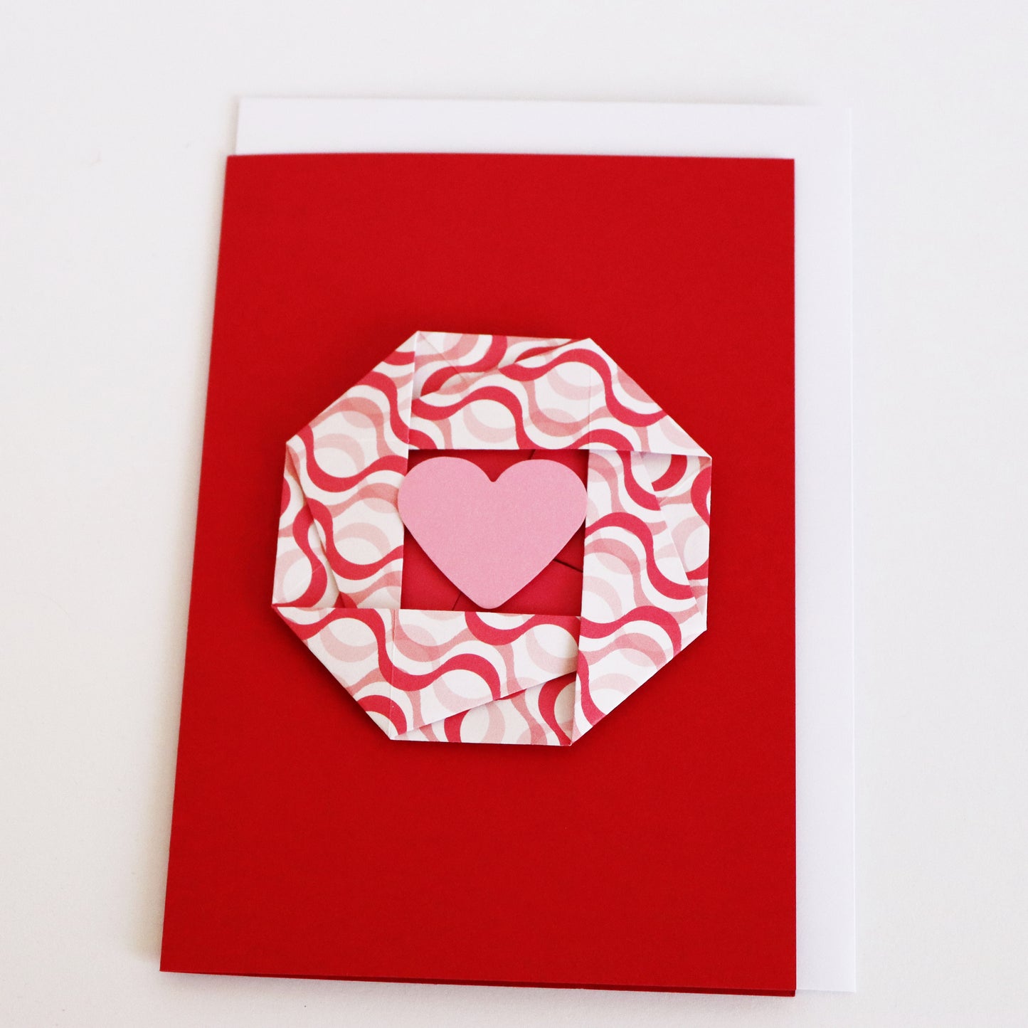 Valentinstag - Hochzeit - Grußkarte mit Briefumschlag