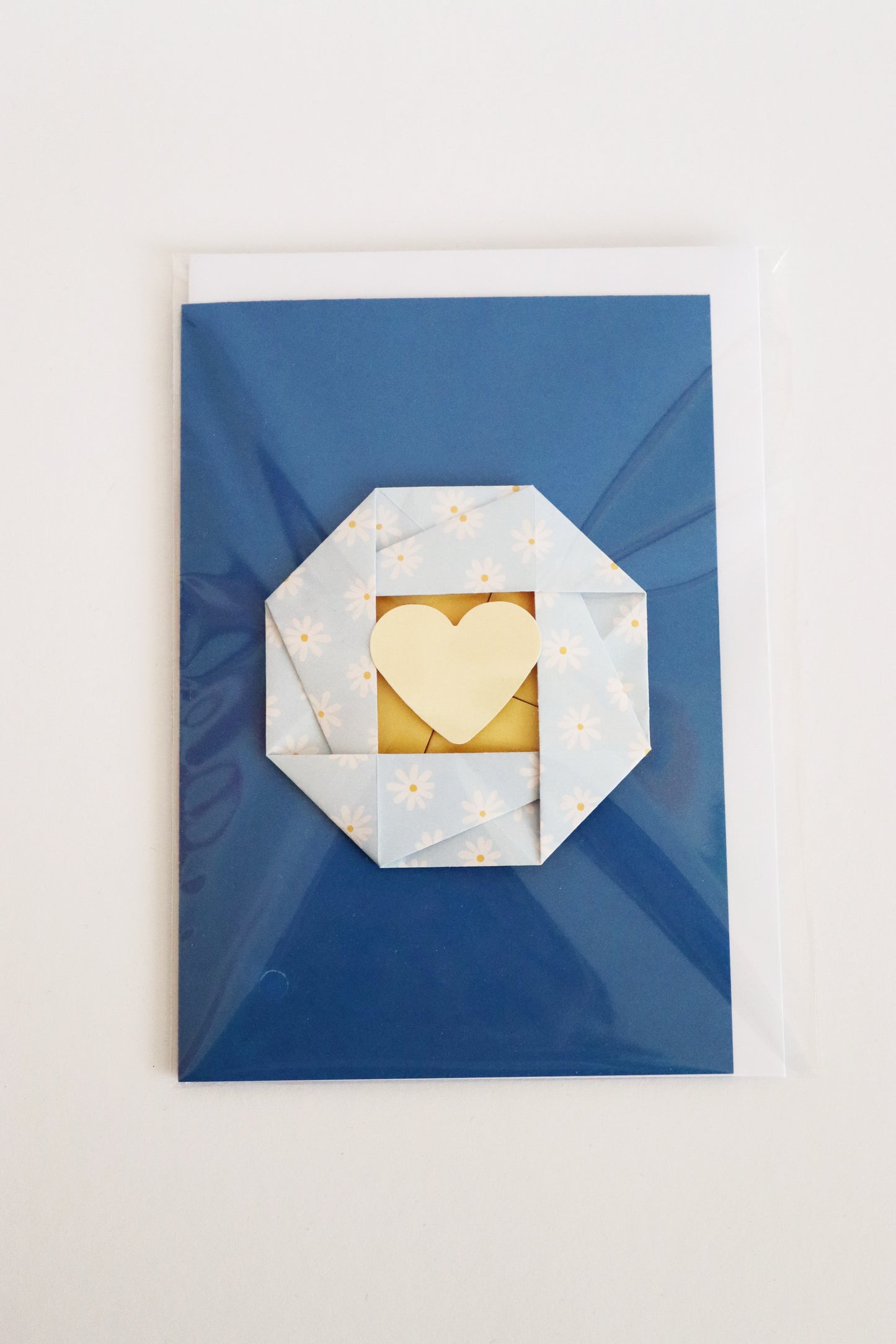 Origami Billet - Magnetkarte - Grußkarte mit Briefumschlag