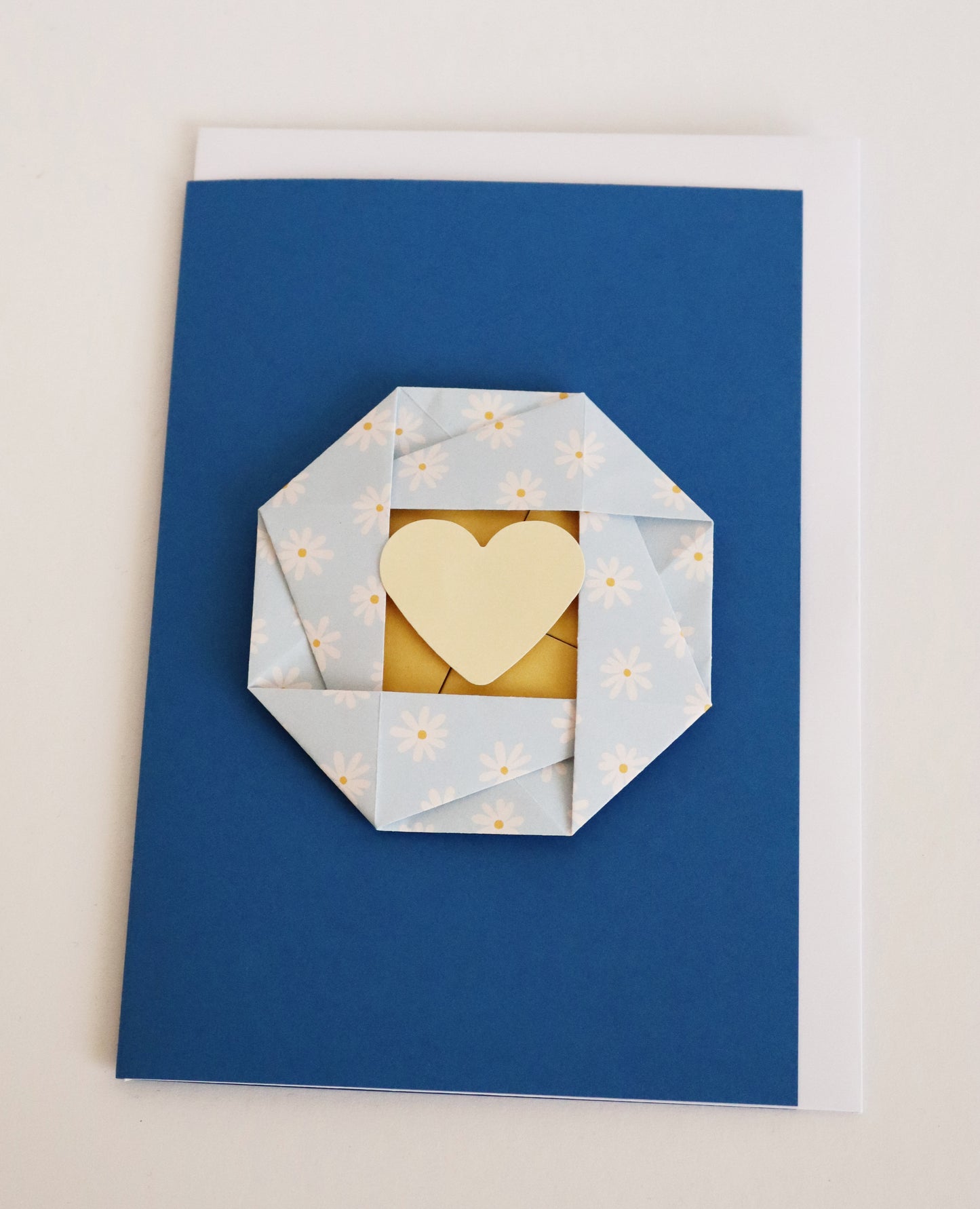 Origami Billet - Magnetkarte - Grußkarte mit Briefumschlag