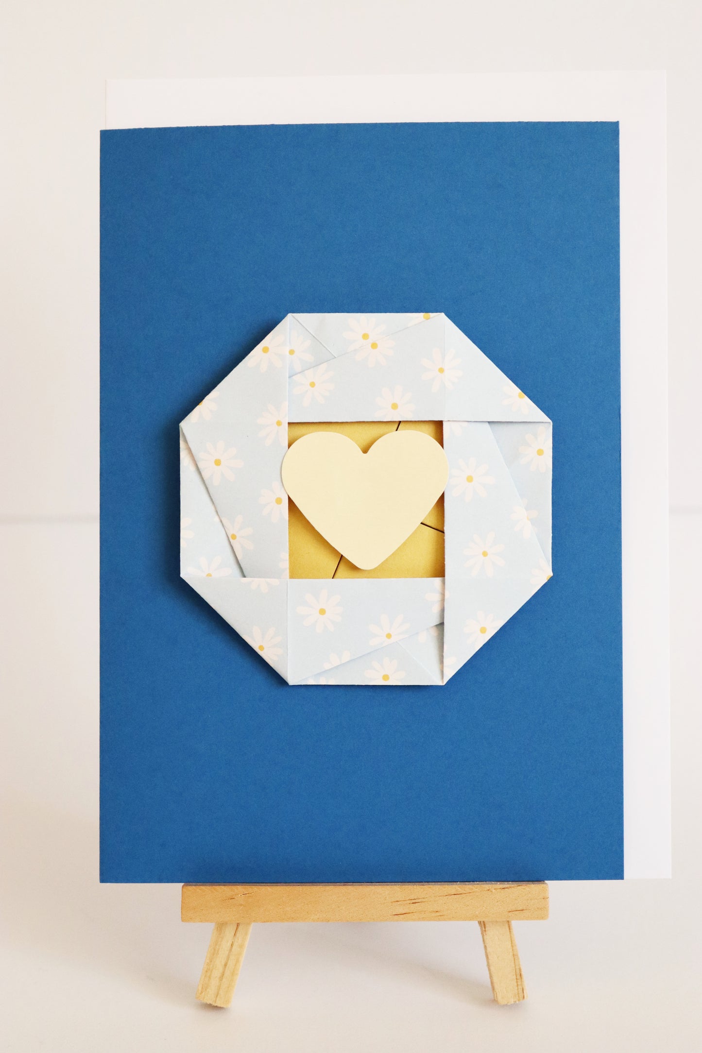 Origami Billet - Magnetkarte - Grußkarte mit Briefumschlag