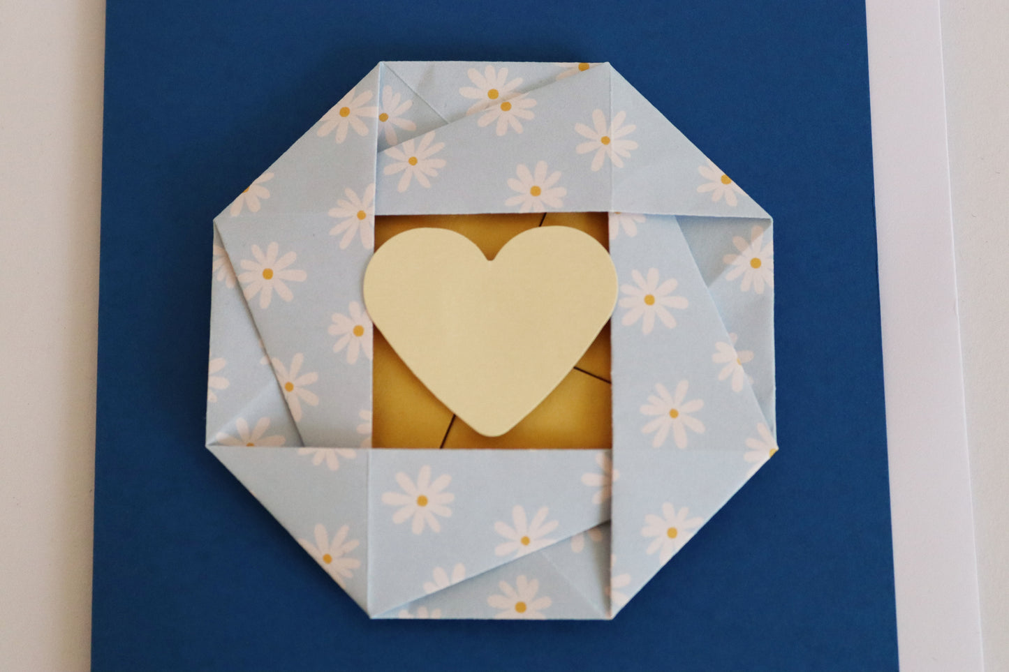 Origami Billet - Magnetkarte - Grußkarte mit Briefumschlag